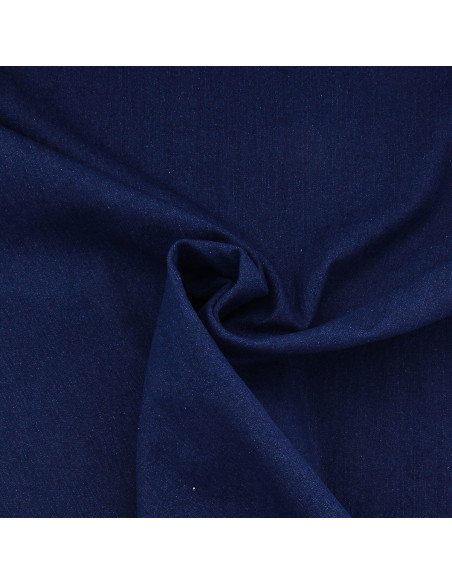 Tissu jeans Denim stretch - Bleu foncé
