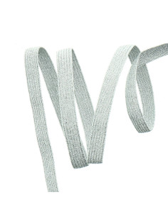 Tresse élastique argent
