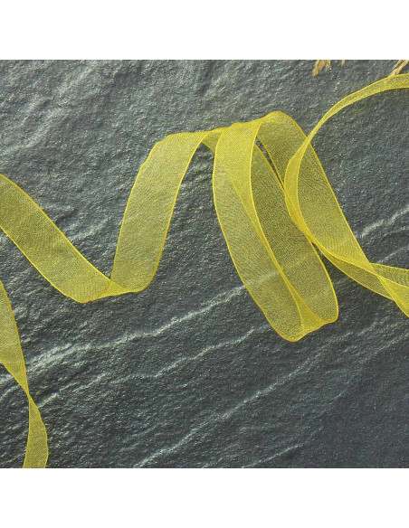 Ruban organza - Jaune