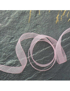 Ruban organza - Rose