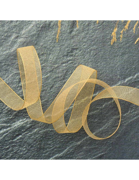 Ruban organza - Beige