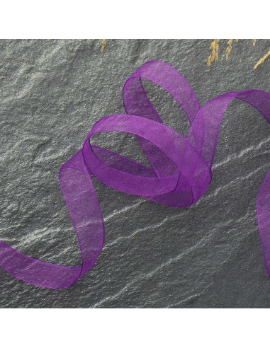 Ruban organza - Violet