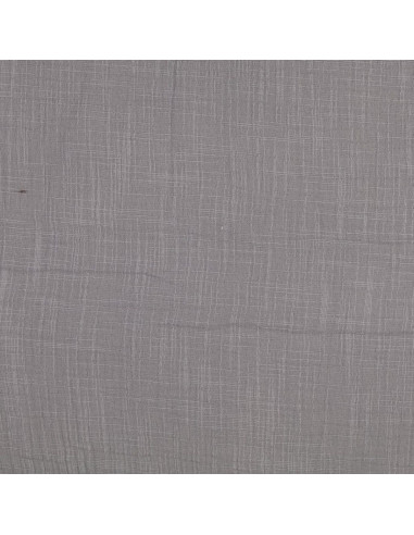 Tissu double gaze de coton Vintage - Gris