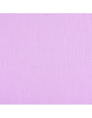 Tissu double gaze de coton Vintage - Lilas