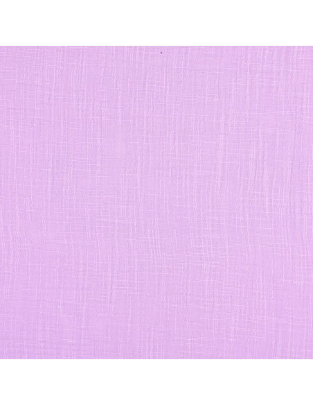 Tissu double gaze de coton Vintage - Lilas
