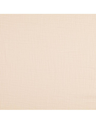 Tissu double gaze de coton Vintage - Ecru