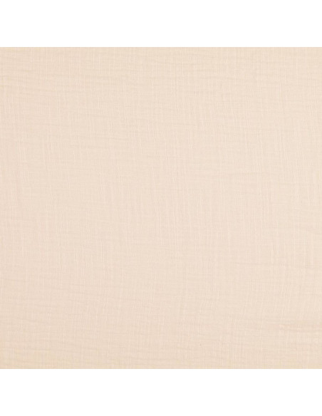 Tissu double gaze de coton Vintage - Ecru