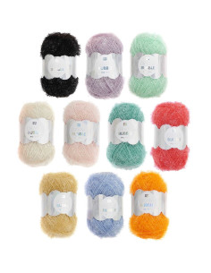 Coffret 10 pelotes de fil à crocheter Creative Bubble - Crazy Bubble Gang 2