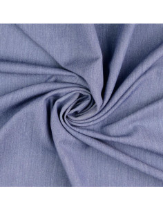 Tissu gabardine souple - Bleu jeans