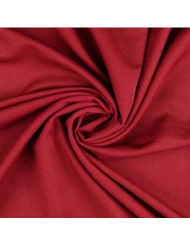 Tissu gabardine souple - Bordeaux
