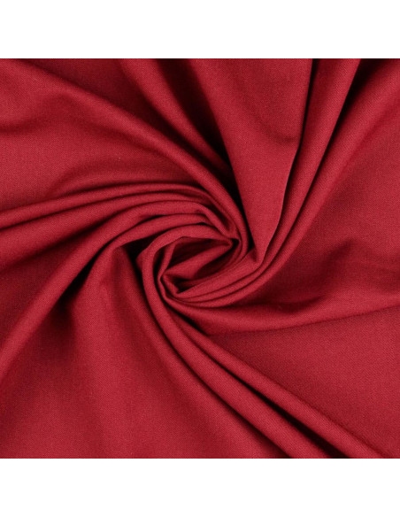 Tissu gabardine souple - Bordeaux