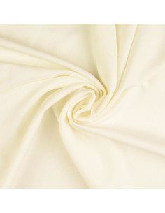 Tissu gabardine souple - Écru