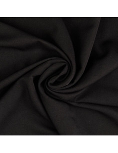 Tissu gabardine souple - Noir