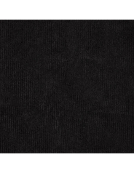 Tissu velours côtelé - Noir