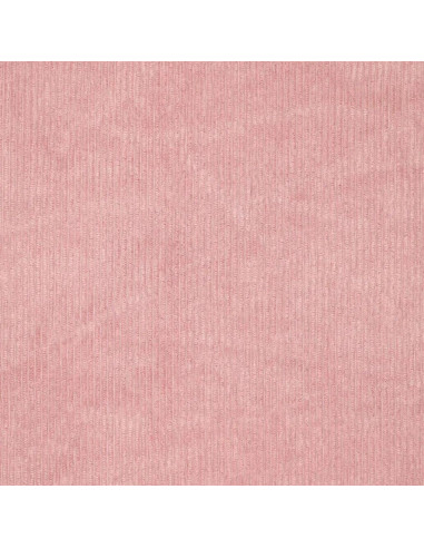 Tissu velours côtelé - Vieux rose clair