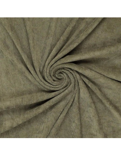 Tissu velours côtelé - Kaki
