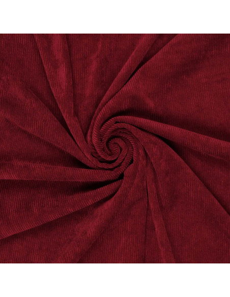 Tissu velours côtelé - Bordeaux
