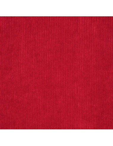 Tissu velours côtelé - Rouge