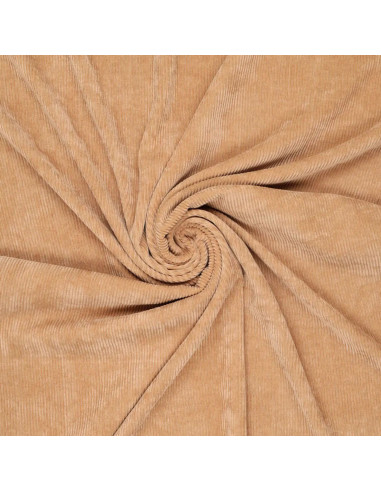 Tissu velours côtelé - Beige