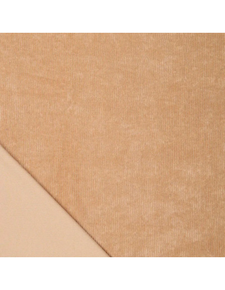 Tissu velours côtelé - Beige