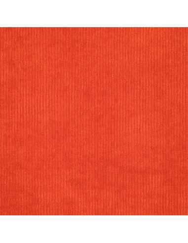 Tissu velours côtelé - Orange