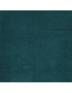 Tissu velours côtelé - Bleu pétrole 2