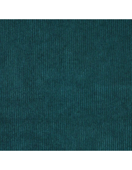 Tissu velours côtelé - Bleu pétrole