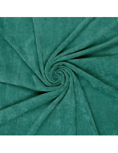 Tissu velours côtelé - Vert Malachite