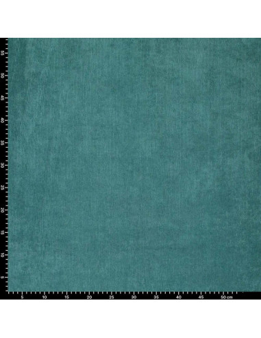 Tissu velours côtelé - Vert Malachite