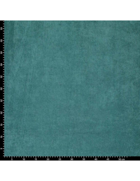 Tissu velours côtelé - Vert Malachite
