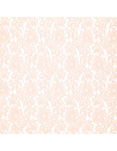 Tissu guipure stretch Bloom - Rose clair 2