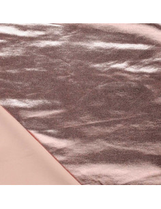 Tissu lamé stretch - Rose clair 2