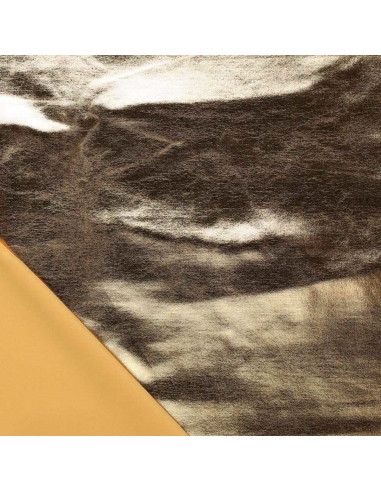 Tissu lamé stretch - Or