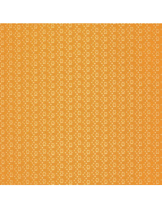 Tissu broderie anglaise extensible - Jaune 2