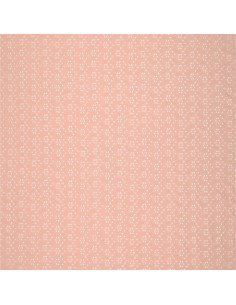 Tissu broderie anglaise extensible - Vieux rose 2