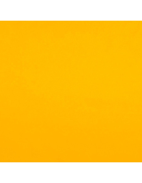 Tissu coton cretonne uni - Jaune safran