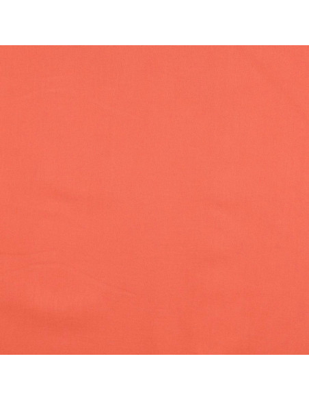Tissu coton cretonne uni - Orange carotte