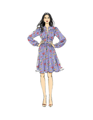 Patron de robe - Vogue 9076