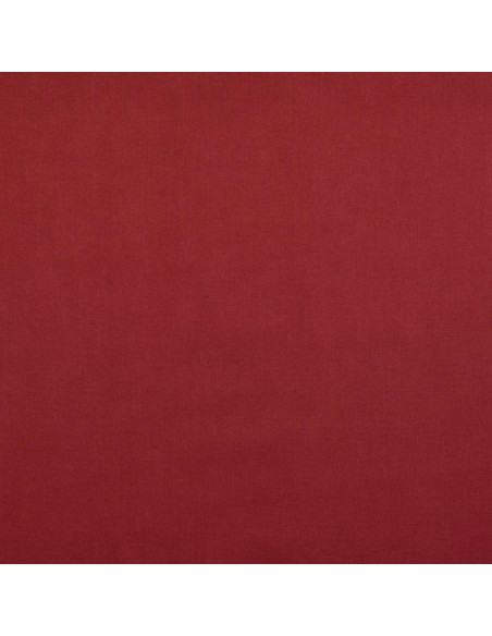 Tissu coton cretonne uni - Lie de vin