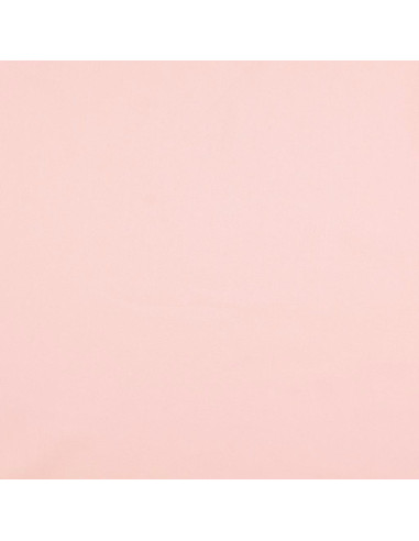 Tissu coton cretonne uni - Rose clair