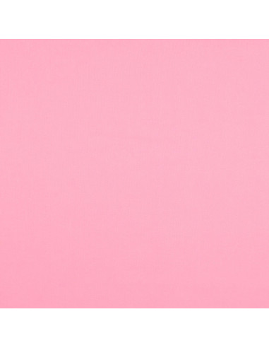 Tissu coton cretonne uni - Rose