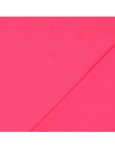 Tissu coton cretonne uni - Fuchsia 2