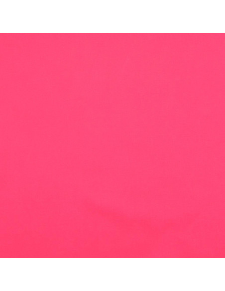 Tissu coton cretonne uni - Fuchsia