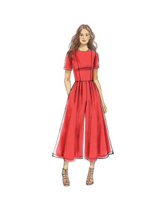 Patron de robe et combinaison - Vogue 9075 2