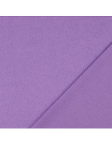 Tissu coton cretonne uni - Parme