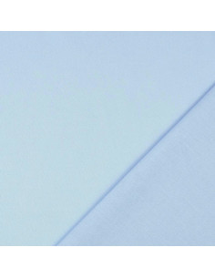 Tissu coton cretonne uni - Bleu ciel 2