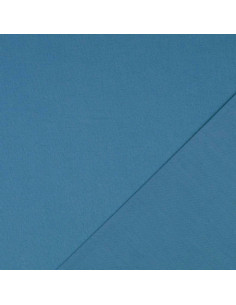 Tissu coton cretonne uni - Bleu gris 2
