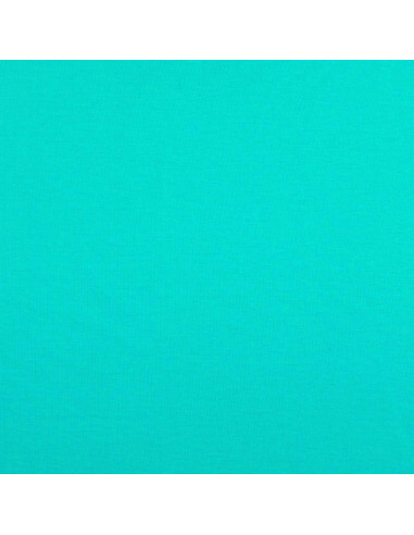 Tissu coton cretonne uni - Bleu pacifique