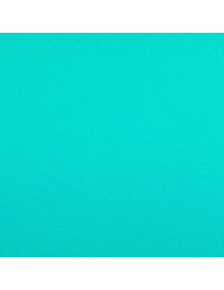 Tissu coton cretonne uni - Bleu pacifique