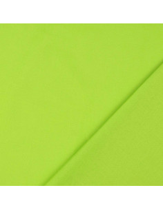 Tissu coton cretonne uni - Vert pomme 2